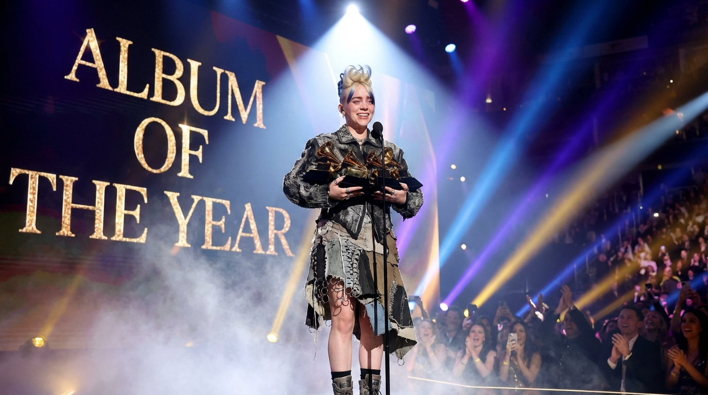 제68회 그래미 어워즈 결과 발표... 빌리 아이리시 '올해의 앨범' 등 4관왕