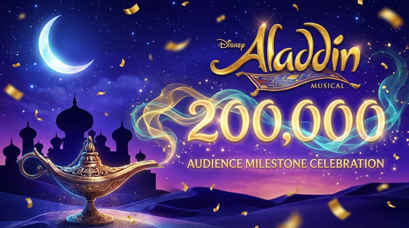 뮤지컬 '알라딘' 한국 초연, 누적 관객 20만 명 돌파